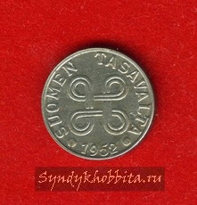 5 марок 1952 года Финляндия